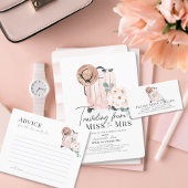 Reizen Miss naar Mrs Pink Suitcase Vrijgezellenfee Bedankdoosjes