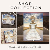 Reizen van Miss naar Mrs Vrijgezellenfeest Kaart