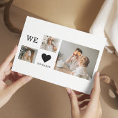 Trendy Collage Foto en we houden van je papa Gift Latte Mok