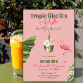 Tropisch Roze Palm Springs Verloofdengroep-feestje Shot Glas