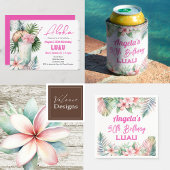Aloha Luau ukulele 60e verjaardag Kaart