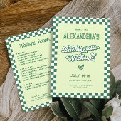 Groen Zwembad Party Zomer vrijgezellen Sparkling Wijnetiket