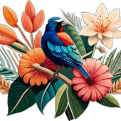 Tropisch gebaar: een levendige fusie van Flora Romper