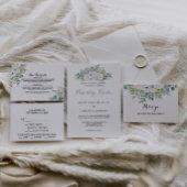 Tropische eucalyptus groen gelofte vernieuwing kaart