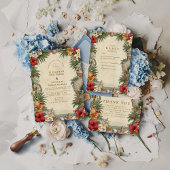 Tropical Hibiscus Seashell Wedding Save The Date