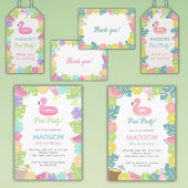 Girl Pool party Banner Papieren Bekers