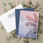 Tropische Kaart van het menu Dinner-menu Zonnezons (Personaliseer deze collectie van deze onafhankelijke maker. Test)