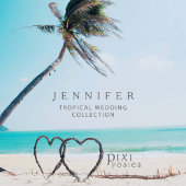 Monstera Leaf Wedding Table Number Pedestal Sign Reclamebord Met Voetstuk