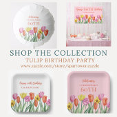 Waterverf Tulpen Sweet 16 Verjaardag Kaart