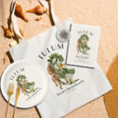 Tulum Leopard Bachelorette Weekend Welkom Tote Bag