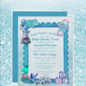 Turquoise groen blauw papieren bordje