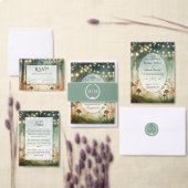 Twilight Whispers van het bos Feestdagenkaart (Personaliseer de collectie van deze zelfstandige maker.)