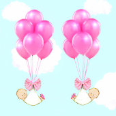 Baby shower Twin Meisjes Dank je Bedankdoosjes