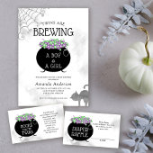 Tweeling brouwt Halloween Baby shower Servet