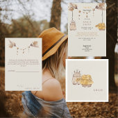 Schattige Twins Boy & Girl Baby shower Uitnodiging