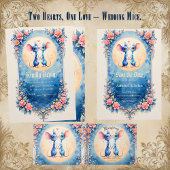 Two Hearts, One Love – Wedding Mice.  Save The Date