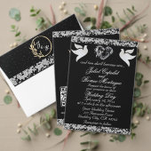 Duiven, Hart & Glitter - Plum Tafelnummer (Personaliseer deze collectie van deze onafhankelijke maker. Test)