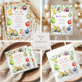 Twee-tti Frutti Schattigee vruchten 2e verjaardags Servet