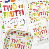 Two-tti Frutti Cutie Fruit 2e verjaardag Ouder T-shirt