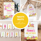 Twotti Frutti 2e verjaardagsuitnodiging Kaart
