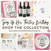 Zwarte boog bindt haar 40e verjaardag ronde sticker