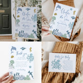 Ocean Creature Blue Baby shower Bedankdoosjes