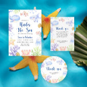 Oceaandieren - snoep en traktaties banner poster