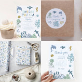 Roze Oceaan Verjaardagsfeestje Bedankdoosjes