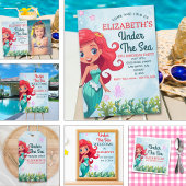 Under the sea Fun Mermaid Birthday Girl Cadeaulabel