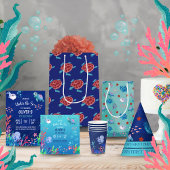 Onder het Zee Ocean 1st Baby Boy Verjaardag Papieren Bekers