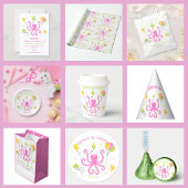 Gelukkige Octopus Verjaardag Papieren Bordje