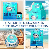 Shark under the Zee Verjaardagsfeestje Welkom Poster