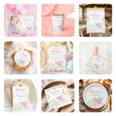 Magische regenboog eenhoorn roze gouden verjaardag bedankkaart