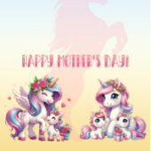 Moederdag eenhoorn-themafeest tote bag