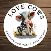 Leuke Baby bruine Koe Spandoek