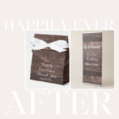 Unieke Rustige Wood Barn Wedding Program Handteken Handwaaier