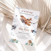 Up & Away Waterverf Vliegtuigluier Raffle Informatiekaartje