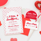 Little Sweetheart Valentijnse Baby shower Neutraal Servet