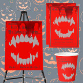 Vampire Bite Halloween Papier Bord