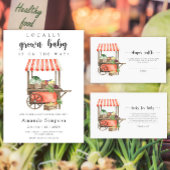 Lokaal geteeld baby shower - Hoeveel groenten Informatiekaartje