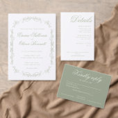 sage green menu (Personaliseer de collectie van deze zelfstandige maker.)