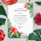 Vibrant Tropical Unplugged Weduwwelbericht Poster