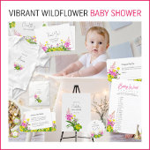 Schattige Levendig Geel Roze Wildflower Script Romper