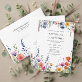 Vibrant Wildflower Wedding Thank You Gift Bedankjes Labels (Personaliseer deze collectie van deze onafhankelijke maker. Test)