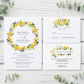 Levengele bloemen met een bruiloft kaart (Personaliseer de collectie van deze zelfstandige maker.)