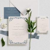 Victoria Portrait bruiloft uitnodiging