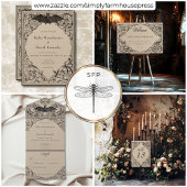 Victoriaans vleermuis tot de dood Black & Tan brui Plaatskaartje