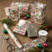 Victoriaans kerstmug bad handdoek