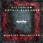 Victoriaans Gotische Elegantie Bruiloft Save The Date