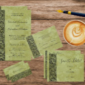 Vintage bruiloft, Victoriaans bloemenrol Wijn Etiket